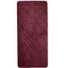 Home Mart Goods Burgundy Ultra Soft Thick Memory Foam Non-Slip Absorbent Bathroom Bath Mat Runner - 24"x60" - 3 of 3