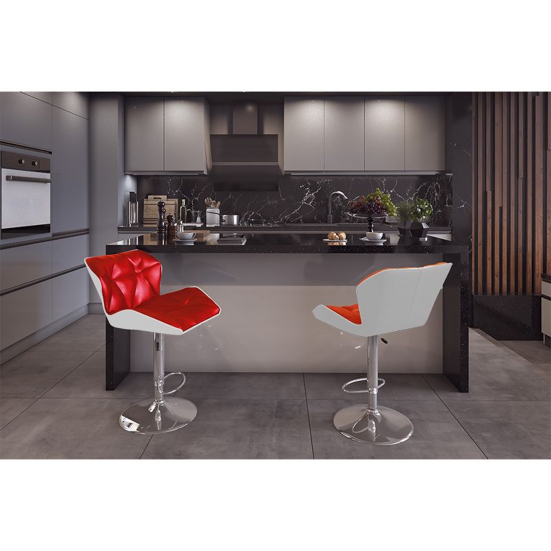 Modern Home Spyder Contemporary Adjustable Height Barstool/Bar Chair, 5 of 6