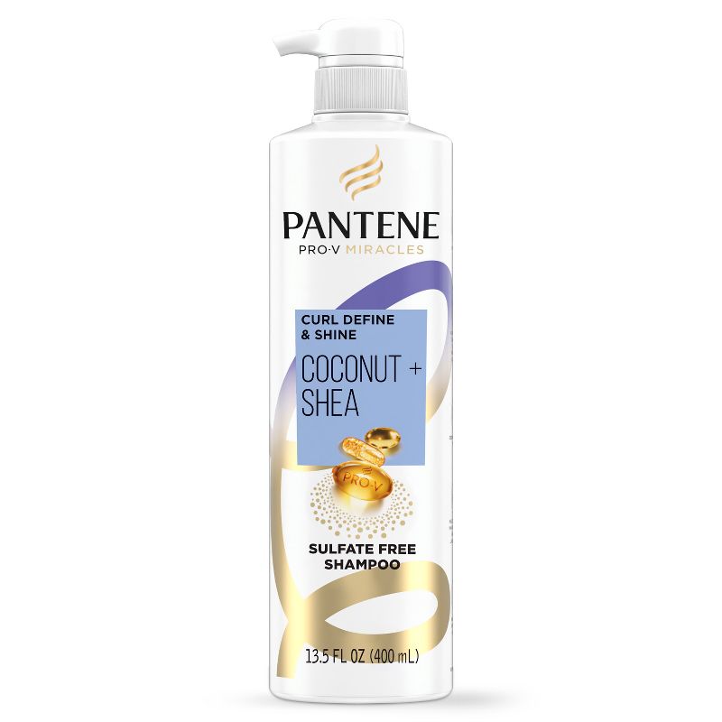 Pantene Pro-V Miracles Curl Defining Coconut + Shea Shampoo Sulfate Free - 10.9 fl oz, 1 of 14