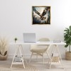 Stupell Industries Intense Eagle Spreading Wings Black Framed Floater Canvas Wall Art - 2 of 4