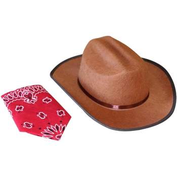 Aeromax Aeromax Junior Cowboy Costume Hat with Bandanna