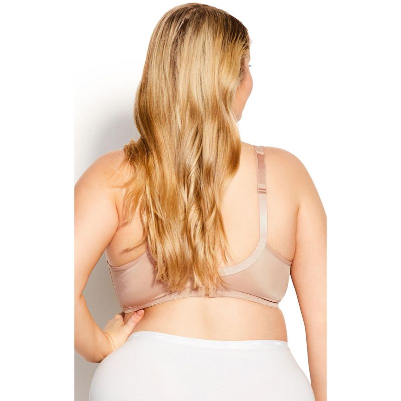 Women's Plus Size Basic Balconette Bra - beige | AVENUE, 2 of 3