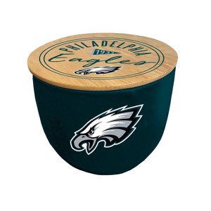 NFL Philadelphia Eagles 3-Wick Script Circle Logo 16oz Ceramic Bowl Candle - 1 of 1