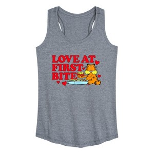 Women's - Garfield - Valentine's Day Graphic Racerback Tank - 1 of 4