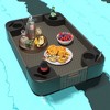 YARDSIGHT Wicker Floating Tray with Aluminum Frame - Pool Accessory for Drinks & Snacks - Fits Most Pools - Perfect for Parties & Relaxing - 2 of 4