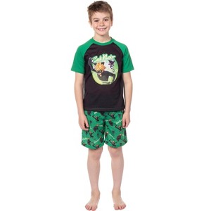 Miraculous: Tales of Ladybug & Cat Noir Boys' Character Pajama Set Shorts Multicolored - 1 of 4