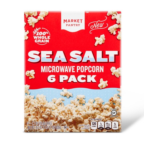 Sea Salt Microwave Popcorn 6ct Market Pantry Target