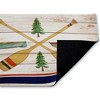 Stupell Industries Exploring Rustic Canoe Paddles Printed Outdoor Door Mat, design by Kim Allen, 18"x30" - 2 of 4