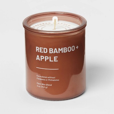 5oz Glass Jar Candle Red Bamboo & Apple Red - Project 62™ : Target