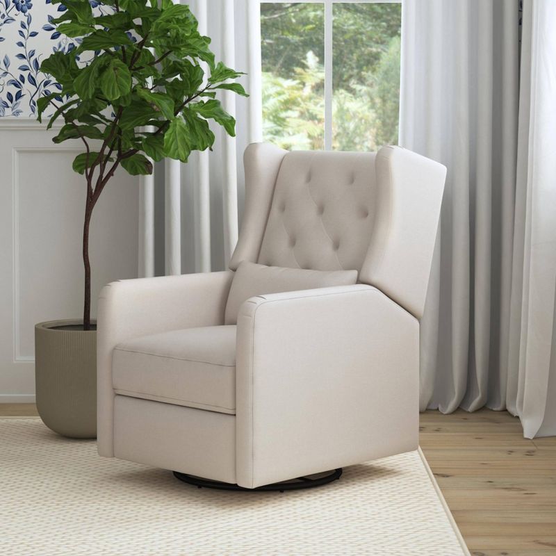 DaVinci Everly Recliner and Swivel Glider Eco-Weave, 2 of 16