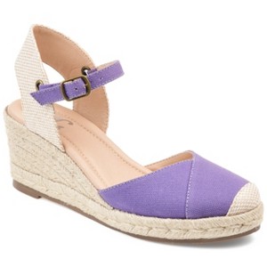 Journee Collection Womens Ashlyn Wedge Heel Espadrille Sandals - 1 of 4