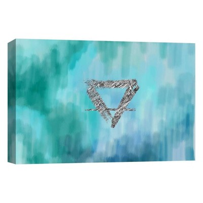 11" x 14" Blue Misty II Decorative Wall Art - PTM Images