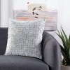 Halina Pillow - White/Black - 18"X18" - Safavieh - 2 of 3