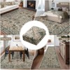 Area Rugs, Washable Rugs - Soft Vintage Large Indoor Carpet, Boho Farmhouse Low Pile Non-Slip for Living Room Bedroom Dining Room - 4 of 4