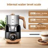 Milk Frother, 8-IN-1 Multi-function Electric frother and steamer 21 oz, 550W Split Stainless Steel Steamer for Coffee, Milk Froth, Chocolate Milk - 3 of 4