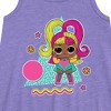 - LOL Surprise! - Glow Grrrl Retro Styled Graphic Sleeveless Aline Dress - 2 of 3