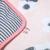 Jersey Knit Reversible Baby Blanket Floral - Cloud Island™ - Pink - 4 of 4