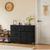 NicBex 2-Drawer Dresser with Fabric Drawers Modern Industrial Closet Storage with Metal Handles and Wooden Top for Bedroom, Living Room, Office - 2 of 4
