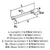 Amerock Faraday Pull for Cabinets, Drawers, and Furniture - 3 of 4