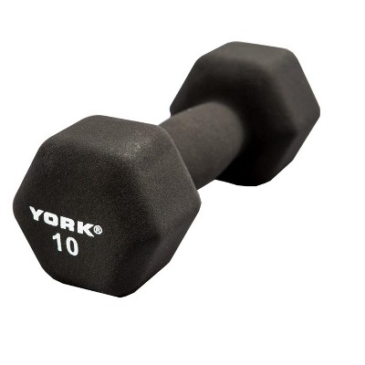 York Barbell Neoprene Hexagon Fitbell Dumbbell for Home Gym Comfort and Durability