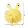 Unique Bargains Cartoon Bath Shower Body Puffs Loofah Sponge 5.51"x4.72" Yellow 1 Pc - 3 of 4