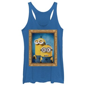 Women's Despicable Me Minions Frame Racerback Tank Top - 1 of 3