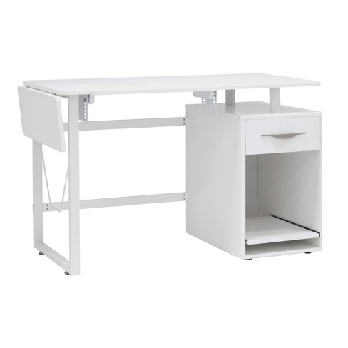 Pro Line Sewing Machine Table, Office Desk with Fold-Down Top