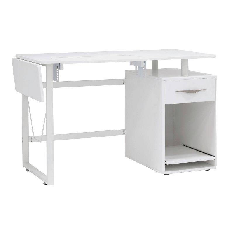 Pro-Line Sewing Table with Side Panel White - Sew Ready, 1 of 22