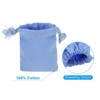 Unique Bargains 100% Cotton Reusable Washable Dust Drawstring Bag 12 Pcs - 3 of 4
