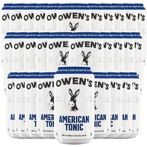 Owen’s Craft Mixers | American Tonic Water | Handcrafted in the USA with Premium Ingredients | Vegan & Gluten-Free Soda Mocktail and Cocktail Mixer - 1 of 3
