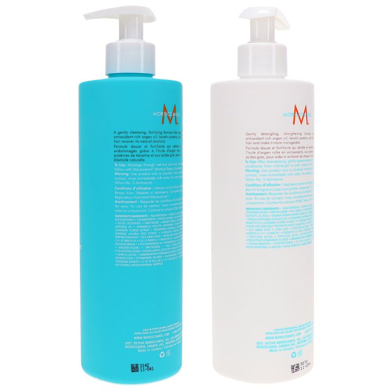 Moroccanoil Moisture Repair Shampoo 16.9 oz & Moisture Repair Conditioner 16.9 oz Combo Pack, 3 of 9