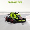 Go Kart, Electric Drift Kart Car with Adjustable Seat, 24V 7Ah Outdoor Ride On Toy, 8.1 MPH, LED Lights, Toy Race Car for Kids 6-12 Years Old - 2 of 4