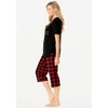 Dreams & Co. 2-Piece Capri PJ Set - 4 of 4