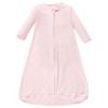 Hudson Baby Infant Girls Cotton Long-Sleeve Wearable Sleeping Bag, Sack, Blanket, Pink Safari - 4 of 4