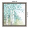 Amanti Art Natures Leaves II (Blue) by Beth Grove Canvas Wall Art Print Framed 16 x 16-in. - 4 of 4