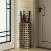 Vintiquewise Round Metal Woven Umbrella Storage Stand - 2 of 4