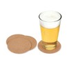 True Buoyant Cork Coasters, Modern Round Coasters, Genuine Cork, Protect Tables and Surfaces, Set of 1 - 4 of 4
