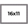 PosterPalooza | Textured Grey Picture Frame - UV Acrylic, Backing Board, Hanging Hardware Included - 2 of 4