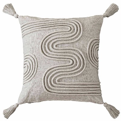 20"x20" Oversize Lyra Square Throw Pillow - Crescent & Starlight
