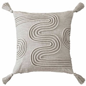 20"x20" Oversize Lyra Square Throw Pillow - Crescent & Starlight - 1 of 4