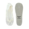 Isotoner Women's Embroidered Pearl Satin Ballerina Slippers - 3 of 4