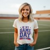 Simply Sage Market Women's In My Game Day Era - Blue Short Sleeve Graphic Tee - 2 of 4