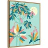Amanti Art Drawn To the Moon Herons by Uma Gokhale Framed Canvas Wall Art - 2 of 4