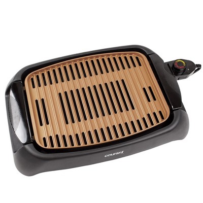 Betty Crocker Indoor Grill 10x15 With Nonstick Removable Grill Plate,  Black : Target