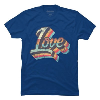 Men's Design By Humans Love By zeusshop T-Shirt