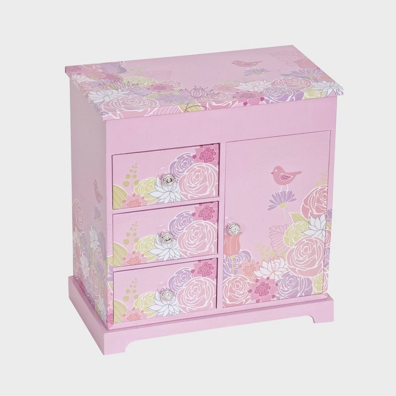 Mele & Co. Pearl Girls' Musical Ballerina Jewelry Box - Pink, 1 of 6