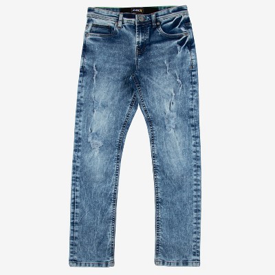 RAW X Boy's Heavy Distressed Jeans