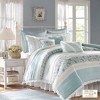 Gracie Mills Singleton 9-Piece Cotton Percale Duvet Cover Set Shabby Farmhouse - 2 of 4