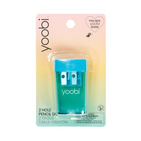 Two Hole Pencil Sharpener Aqua Yoobi Target