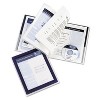Avery Flexi-View Six-Pocket Polypropylene Organizer 150-Sheet Cap. Translucent/Navy 47696 - 2 of 4